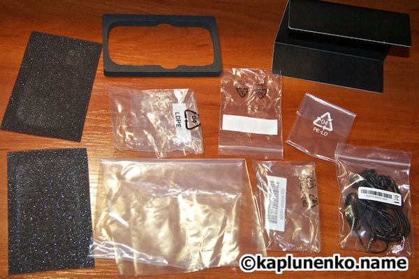 Gsmart G1342 – количество элементов упаковки Gsmart G1342 – количество упаковочных пакетиков просто поражает